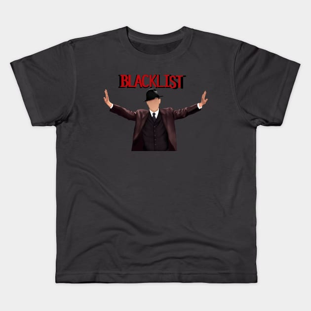 The blacklist drawing reddington Kids T-Shirt by BeccaKen Designs